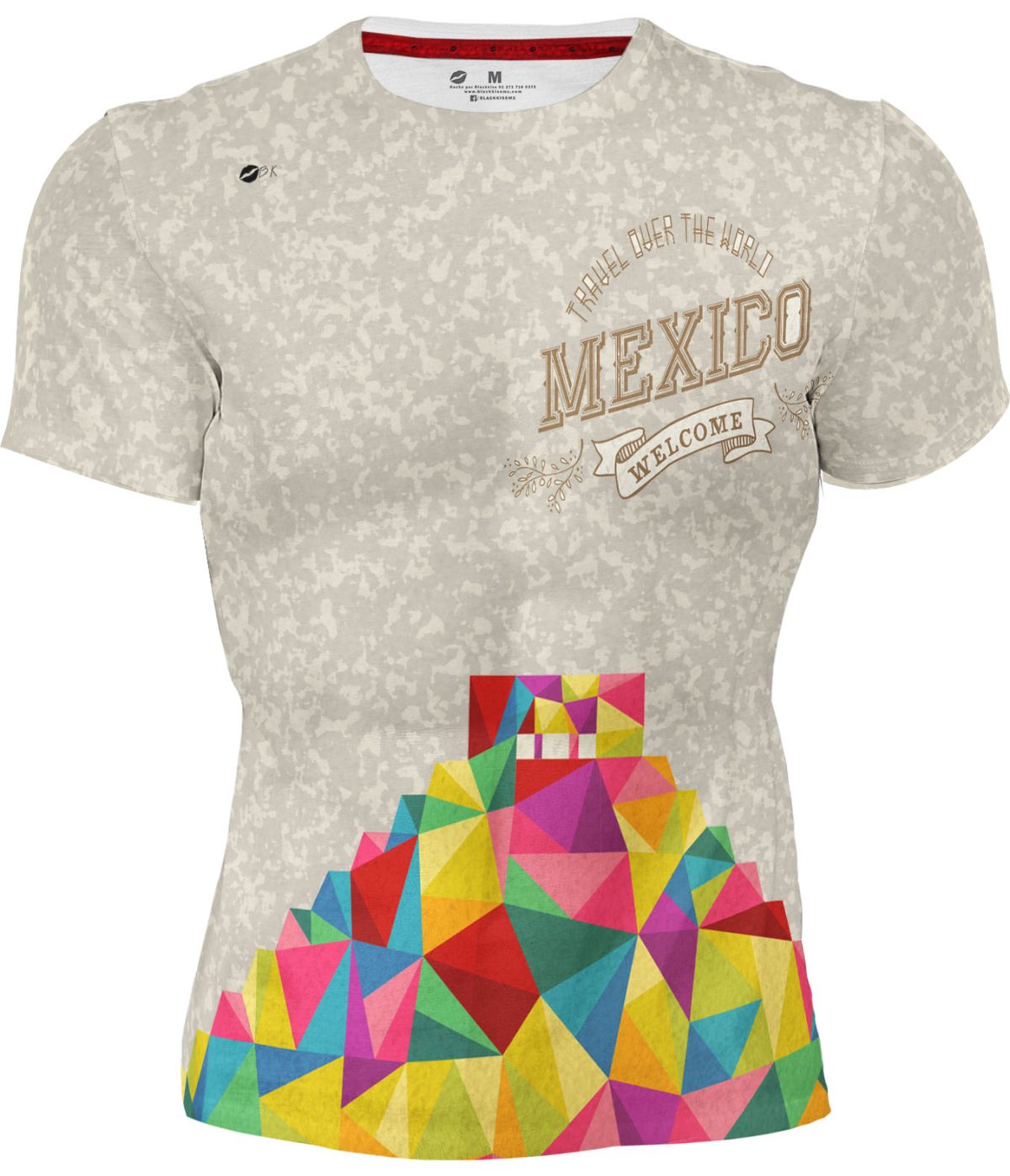 Playera Piramide Pixeles