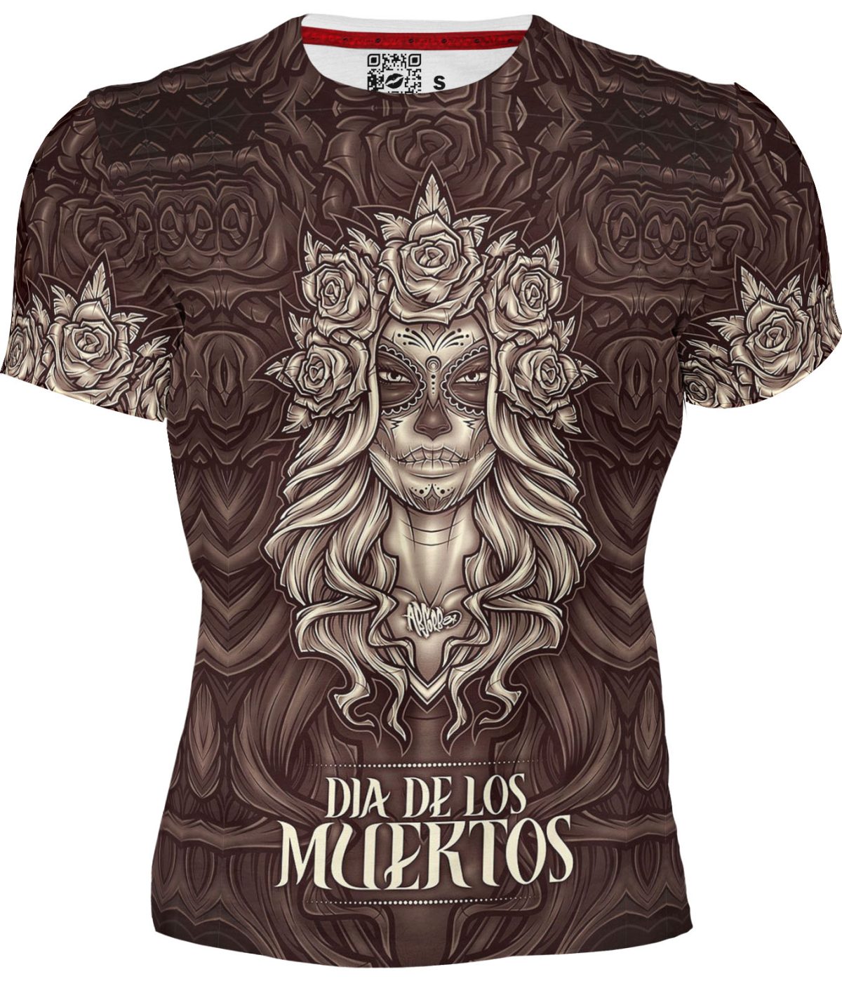 Playera Catrina Cafe Día de Muertos