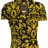 Playera Calavera Vintage Amarilla - Imagen 2