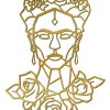 FRIDA GEOMETRICA DECORACIÓN DE PARED 65x45cm - Imagen 8