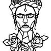 FRIDA GEOMETRICA DECORACIÓN DE PARED 65x45cm - Imagen 7