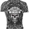 Playera Calavera Guerrero Azteca - Imagen 2