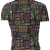 Playera Símbolos Mayas Mexicanos Colores - Imagen 2