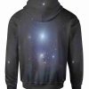 Sudadera Sublimada Galaxia Estrellas Negra - Imagen 3