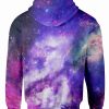 Sudadera Sublimada Galaxia Nebulosa Lila - Imagen 3