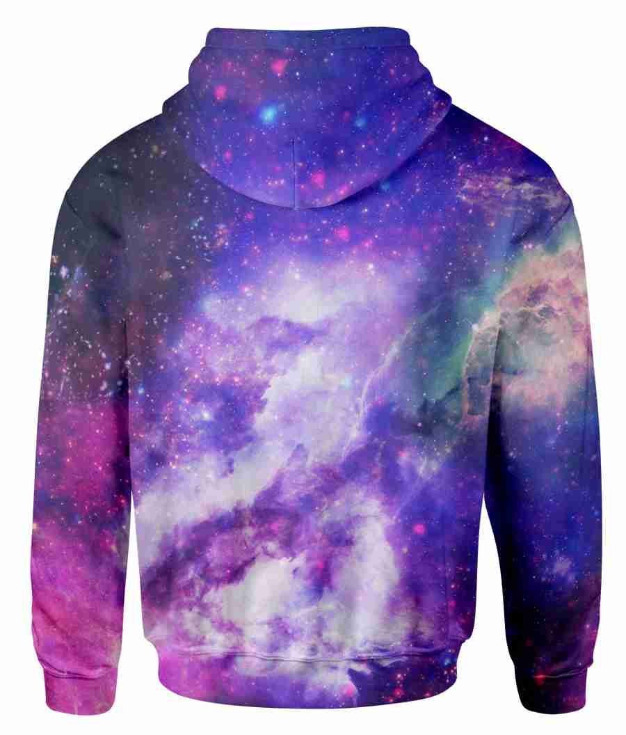 Sudadera Sublimada Nebulosa Lila