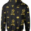 Sudadera Sublimada Calaveras Con Corona Doradas - Imagen 3