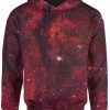 Sudadera Sublimada Nebulosa Galaxia Roja - Imagen 2