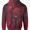 Sudadera Sublimada Nebulosa Galaxia Roja - Imagen 3