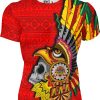 Playera Calavera Guerrero Aguila Cuāuhpipiltin - Imagen 3