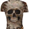 Playera Craneo 3D Oscura - Imagen 2