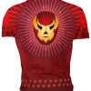 Playera Playera Mascara Lucha Libre Roja Amarilla - Imagen 2