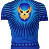 Playera Playera Mascara Lucha Libre Azul Amarilla - Imagen 2