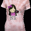 Playera Mejores Amigas Por Siempre Trio Rosa - Imagen 2