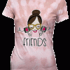 Playera Mejores Amigas Por Siempre Trio Rosa - Imagen 3