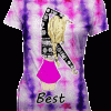 Playeras Mejores Amigas Best Friend Tie Dye Rosa - Imagen 2