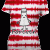 Playera Mejores Amigas Por Siempre Trio Tequila Limón Sal Rayas Roja Blanca - Imagen 4