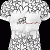 Playeras de Pareja Amor Hilo Rojo Corazones Blanco y Negro - Imagen 5