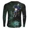 Playera Full Manga Larga Jersey Motocross Carrera Motociclista Pasto - Imagen 3