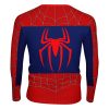 Playera Full Manga Larga Hombre Araña Textura Traje - Imagen 3