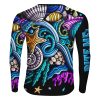 Playera Full Manga Larga Jersey Pesca Carnada Bit Me - Imagen 3