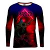 Playera Full Manga Larga Jersey Pesca Marlin Geometría Neón - Imagen 2