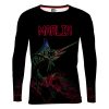 Playera Full Manga Larga Jersey Pesca Noche Marlin Neón - Imagen 2