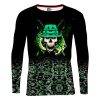 Playera Full Manga Larga Jersey Pesca Calavera Pescador - Imagen 2