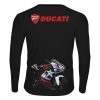 Playera Full Manga Larga Jersey Motocross Ducati Motocicleta - Imagen 3