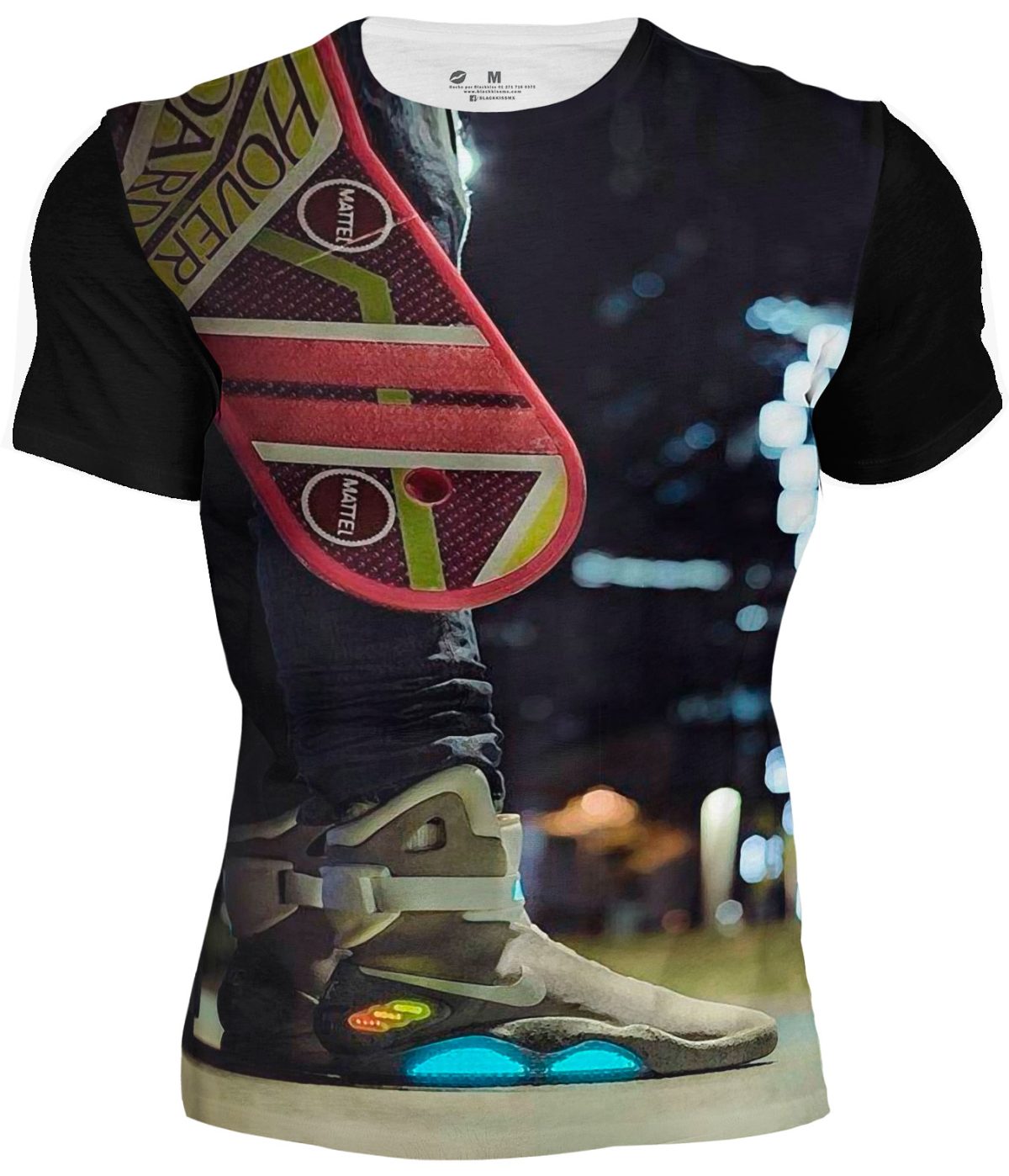 Playera Full Print Skater Película Futuro
