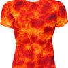 Playera Full Print Lava Ardiente Textura - Imagen 2