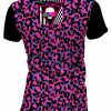 Playera Full Print Dama Calavera Rock DJ Leopardo - Imagen 2