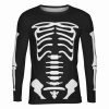 Playera Full Manga Larga Traje Huesos Cobra Bones CK - Imagen 2