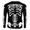 Playera Full Manga Larga Traje Huesos Cobra Bones CK - Imagen 3