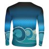 Playera Full Manga Larga Jersey Pesca Mar Azul Los Cabos Baja California - Imagen 2