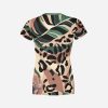 Playera Full Print Dama Día De Las Madres Jaguar Mamá e Hijo Selva - Imagen 2