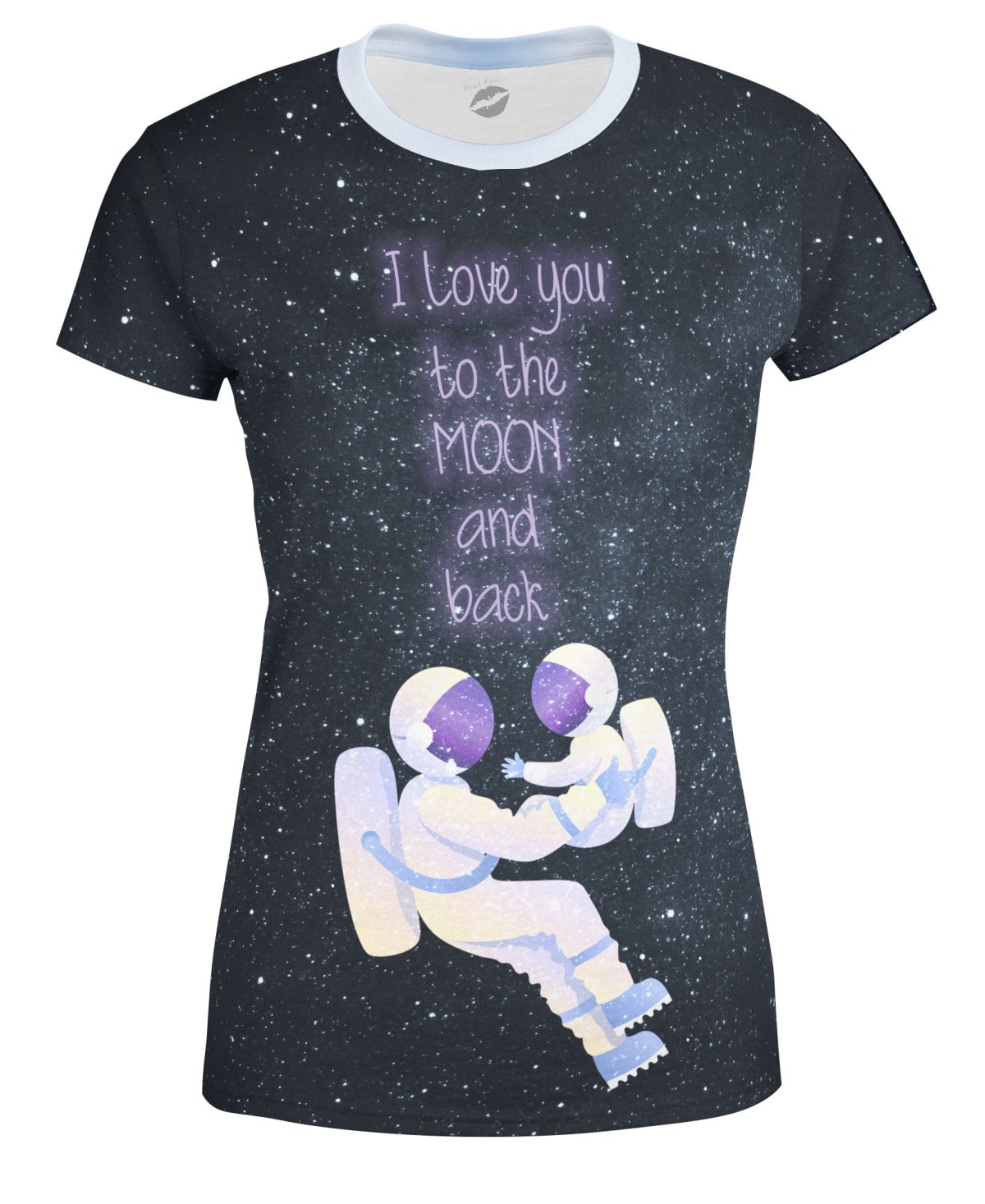 Playera Full Print Dama Trajes Espaciales Día de la Madre