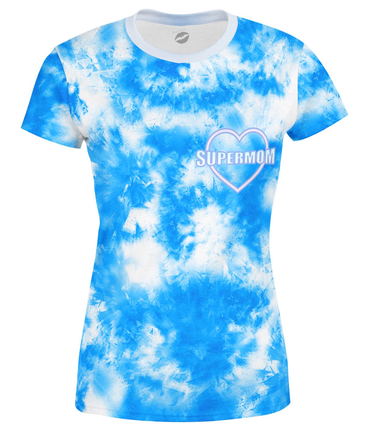 Playera Full Print Dama Día De Las Madres Cielo Nubes Super Mamá