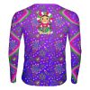 Playera Full Print Morada México Muñequita Tradicional Tricolor - Imagen 2