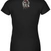Playera 3d Sublimada Dama Calavera Penacho - Imagen 2
