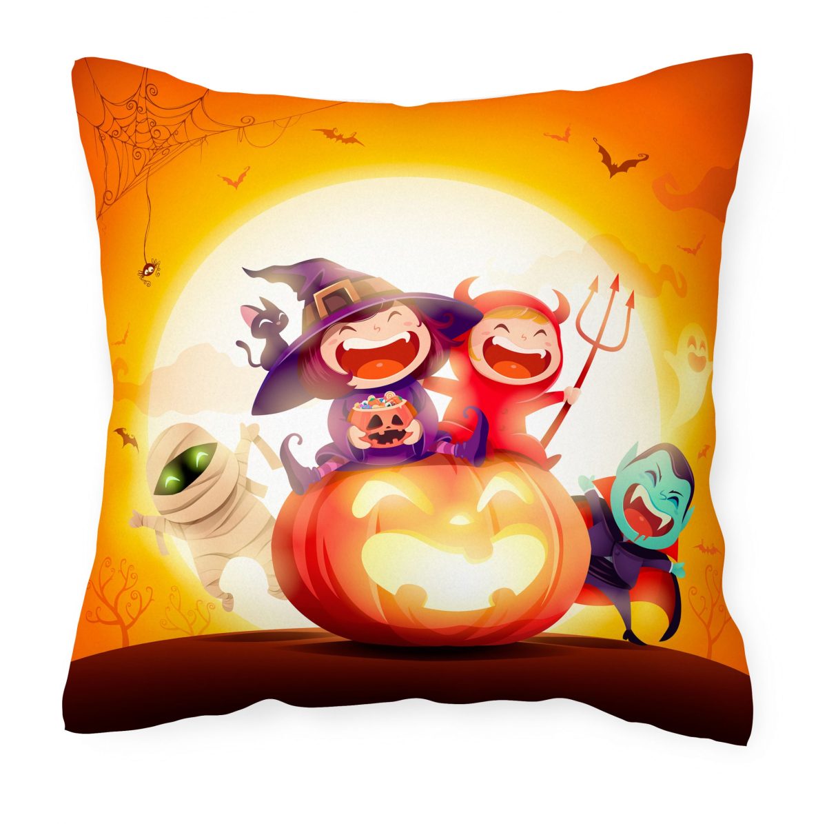 Cojín ARG Sublimado Calabaza Disfraces Niños Halloween