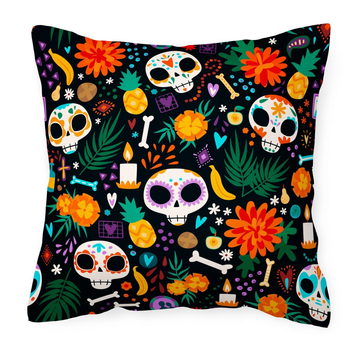 Cojín TLA Sublimado Día De Muertos Ofrenda Calaveras