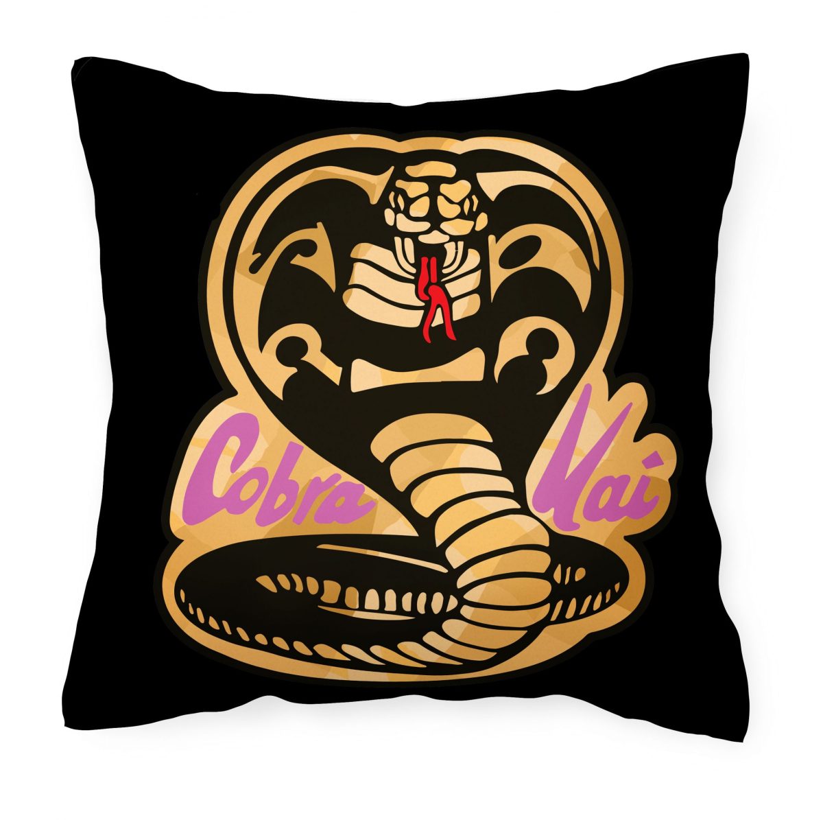 Cojín TLA Sublimado Negra Cobra Kai Serpiente