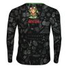 Playera Full Print Tradición Muñeca Típica México Negra - Imagen 2