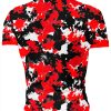 Playera Sublimada Caballero Camuflaje Rojo Negro - Imagen 2