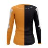 Playera Jersey Dama Halloween Esqueleto Bicolor - Imagen 2