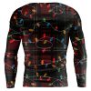 Playera Sublimado Navidad Calavera Luces Navideñas Cuadros - Imagen 2