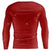 Playera Sublimado Feliz Navidad Santa Cool Cuarentena Rojo - Imagen 2