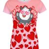 Playera Full Duo Amor Pareja San Valentín Panda Corazones Y Rosas - Imagen 3