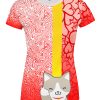 Playera Full Duo Amor Pareja San Valentín Gatitos Corazón Coreano - Imagen 2